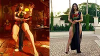 Berperan sebagai Chun-Li, wanita cantik keturunan Latin ini mendadak tenar di Instagram.
