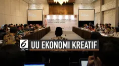 Akan Disahkan, Ini Pentingnya UU Ekonomi Kreatif
