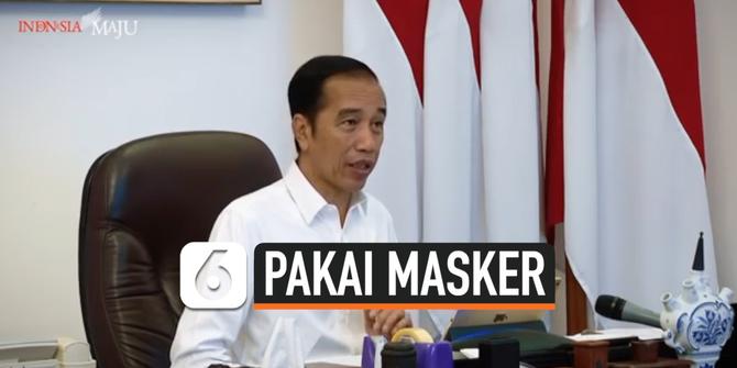 VIDEO: Jokowi Minta Semua yang Keluar Rumah Harus Pakai Masker