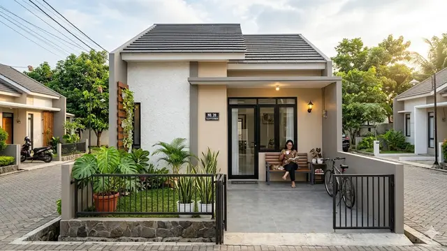 Inspirasi Teras Rumah Tipe 45 dengan Desain Sederhana Tapi Elegan