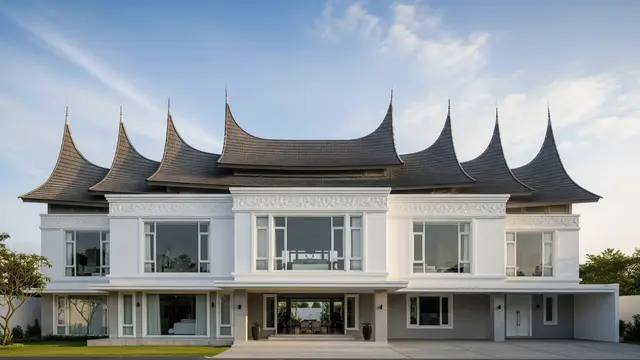 Model Rumah Nenek Moyang yang Tradisional Tapi Cocok untuk Zaman Sekarang (Image by Gemini AI)