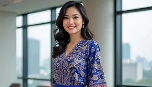 Model Baju Batik Atasan dan Bawahan Terbaru by Meta AI