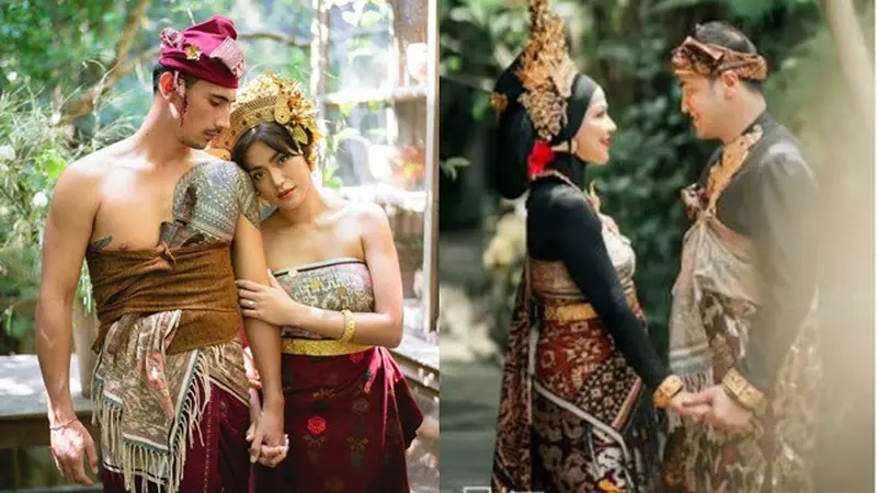 6 Artis Ini Prewedding dengan Tema Adat Bali, Venna Melinda Curi Perhatian