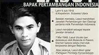 Pahlawan Nasional Arie Federik Lasut. (Foto: Facebook Badan Geologi)