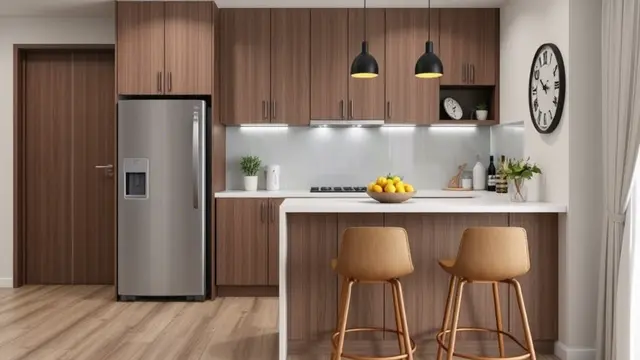 layout dapur menyatu dengan ruang makan (ilustrasi by qwen.ai)