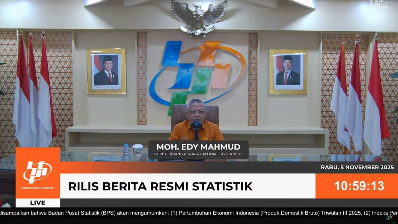 konferensi pers BPS