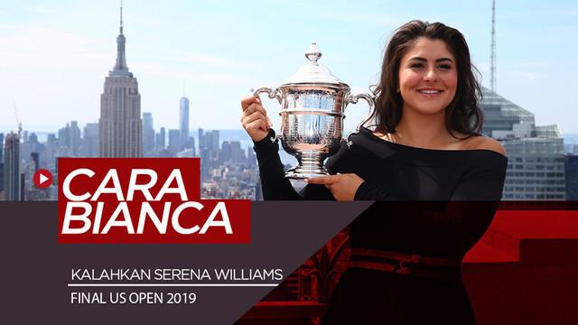 Berita video Bianca Andreescu memiliki cara istimewa untuk bisa mengalahkan Serena Williams pada final US Open 2019. Bagaimana Bianca melakukannya?