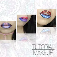 Lip Art. (via: Instagram/sandyyperez)