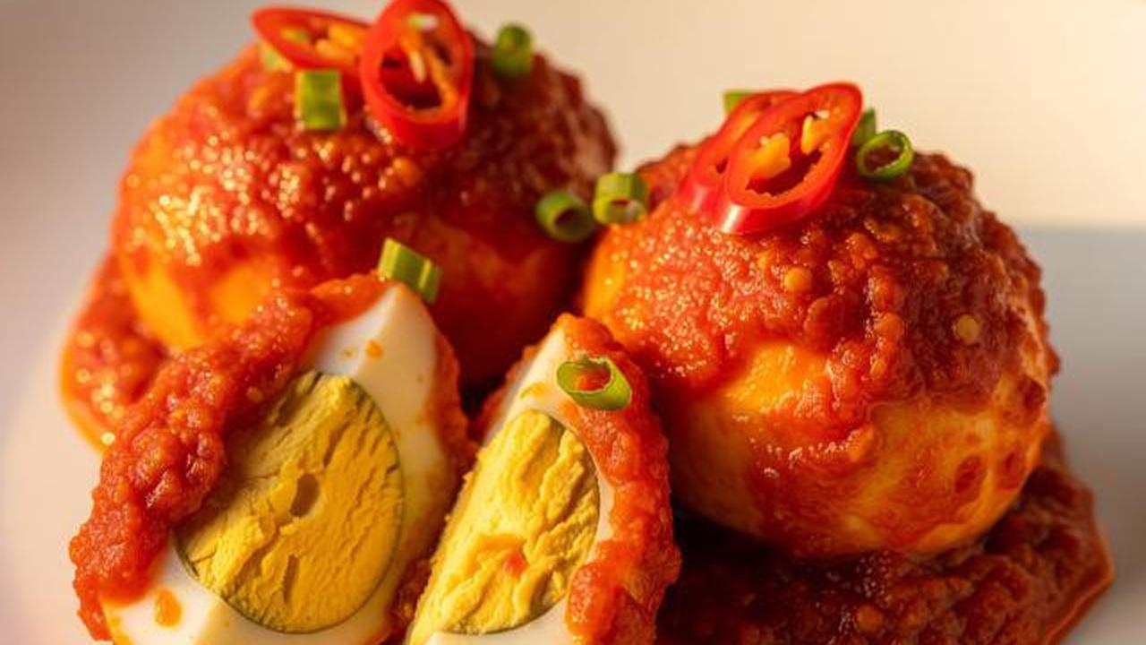 Telur Balado/Ide Jualan Lauk Pauk Rumahan Modal 100 Ribu untuk 20 Porsi