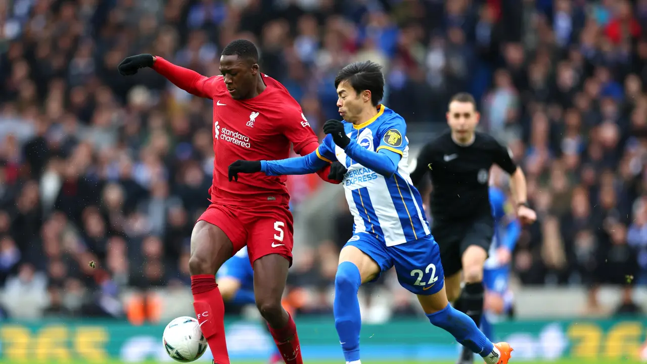 Liverpool tersingkir dari Piala FA 2022/2023 setelah kalah 1-2 dari Brighton & Hove Albion.