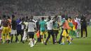Ghana pun lolos ke Piala Dunia 2022 menyingkirkan Nigeria berkat aturan produktivitas gol tandang. (AP/Sunday Alamba)