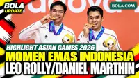 Momen Emas Indonesia! Leo Rolly Carnando/Daniel Marthin Naik Podium Asian Games 2026