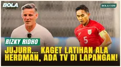 Rizky Ridho Kaget, Latihan Timnas Era John Herdman Pakai TV di Lapangan, Taktik Makin Gahar!