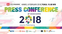 Press Conference Asian Games 2018 (Liputan6.com/Trie yas)