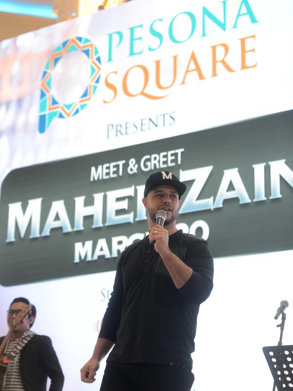 gelar charity, maher zain sempatkan jumpa penggemar di depok