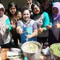 Masakan rumahan dari istri Wali Kota Solo FX Hadi Rudyatmo memikat hati Megawati dan Puan. (Foto: Liputam6.com/ Fajar Abrori)