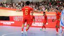 <p>Pemian Timnas Futsal Indonesia merayakan gol yang dicetak oleh Israr Megantara dalam laga lanjutan 4 Nations World Series 2025 melawan Argentina di Jakarta International Velodrome, Rawamangun, Sabtu (01/02/2025). (Bola.com/Bagaskara Lazuardi)</p>