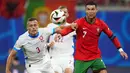 Kemenangan ini membuat Portugal berada di posisi kedua di bawah Turki pada klasemen grup F Euro 2024. (AP Photo/Petr Josek)