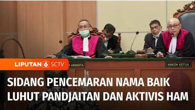 Sidang perdana kasus pencemaran nama baik Menko Maritim dan Investasi, Luhut Binsar Pandjaitan, dengan terdakwa Aktivis HAM, Haris Azhar dan Fatia Maulidiyanti, kemarin digelar di Pengadilan Negeri Jakarta Timur. Kedua terdakwa menilai sidang banyak ...