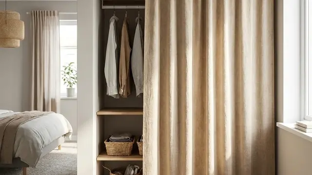 Desain Walk-In Closet di Kamar Sempit