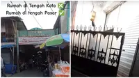 Viral Rumah di Tengah Pasar. (Sumber: TikTok/@fadilaaa06)