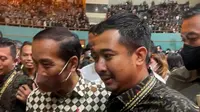 Ketua Umum BPD HIPMI Sumatera Utara (Sumut) Ade Jona Prasetyo (kanan)