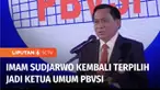 Komjen Pol (Purn) Imam Sudjarwo kembali terpilih sebagai Ketua Umum Pengurus Pusat, Persatuan Bola Voli Seluruh Indonesia, PBVSI, periode 2023-2027.