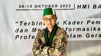 Ketua Bidang Ekonomi dan Partisipasi Pembangunan Daerah Badko HMI Sulut-Go, Inkrianto Mahmud (Arfandi Ibrahim/Liputan6.com)