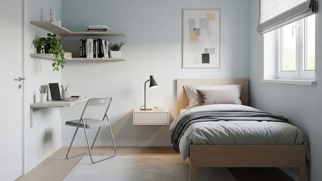 Inspirasi Kamar Tidur Ukuran 2x3 agar Tetap Nyaman/Gemini AI