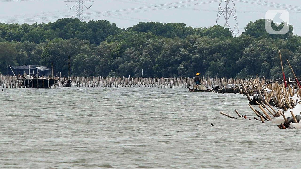 Awalnya Sah, Ini Penampakan Pagar Laut Bekasi yang Kini Disegel Dirjen PSDKP KKP