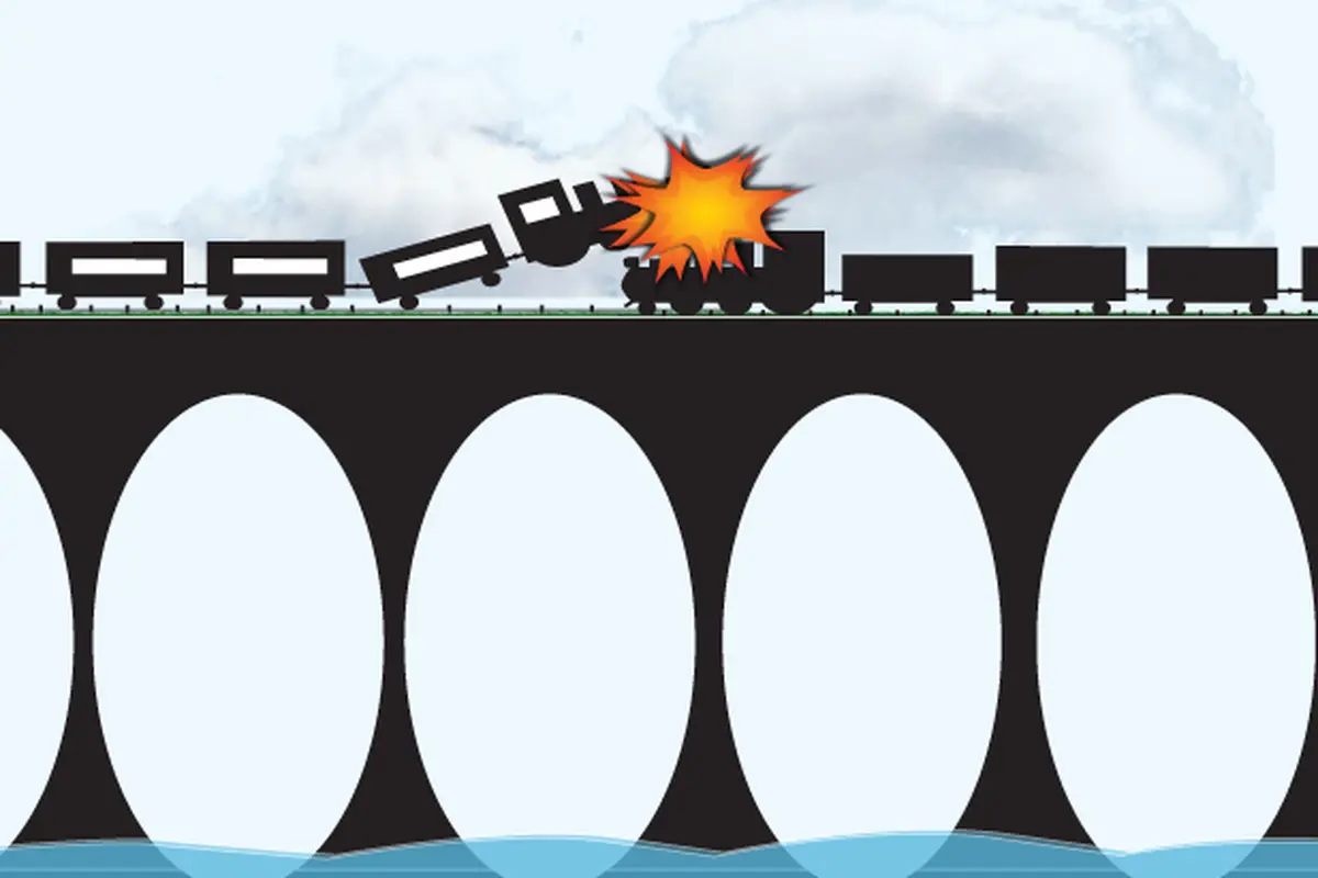 Ilustrasi Kecelakaan Kereta