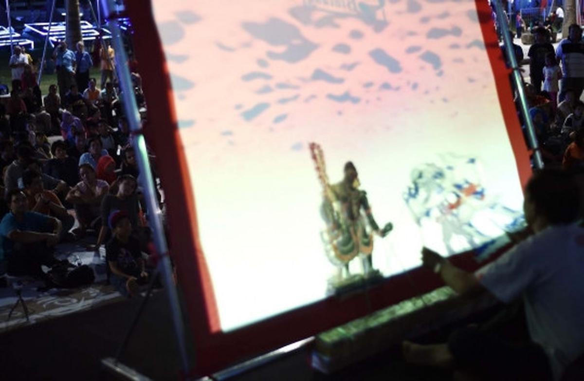 Intip dalang Malaysia gelar pertunjukan wayang Star Wars