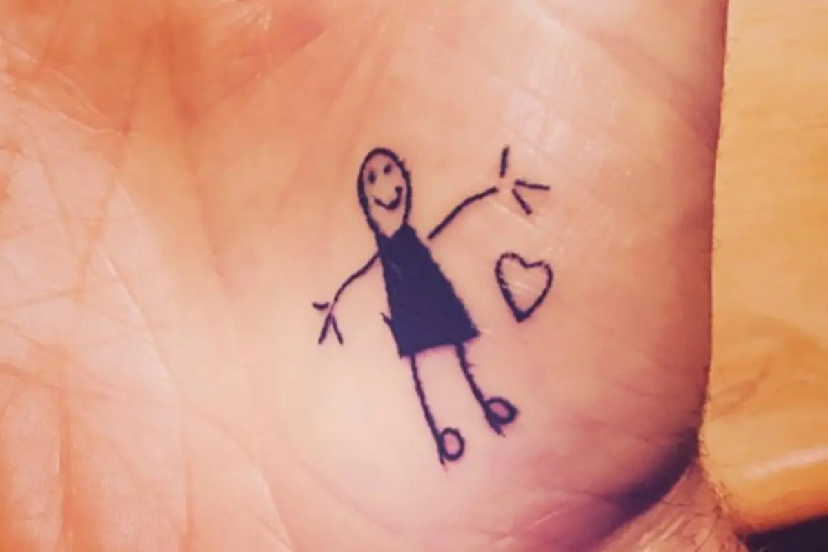 Ini Dia Tato Terbaru Beckham yang Dibuat Puterinya, Harper