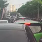 Kondisi lalu lintas Jakarta pagi ini terpantau padat di hampir seriap ruas jalan protokol dan tol dalam kota.
