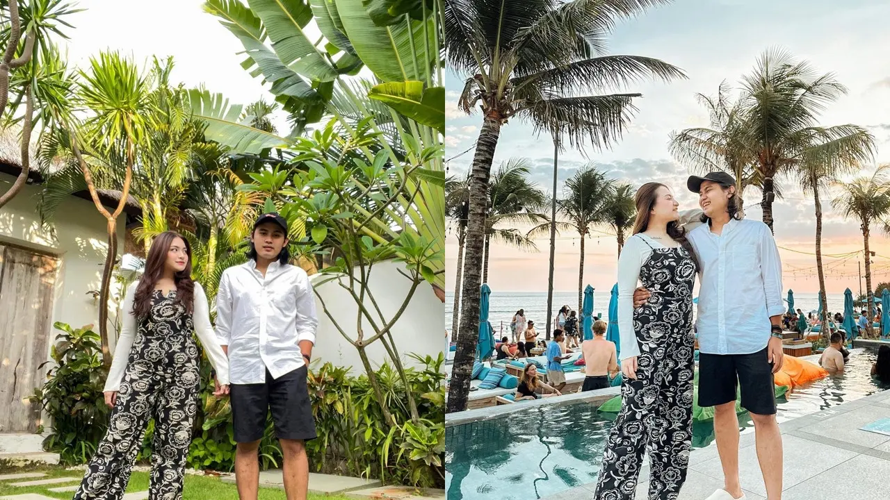 Nathalie Holscher dan Ilham Yogi di Bali