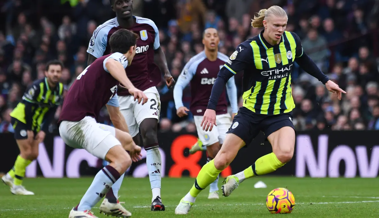 Manchester City tidak menang dalam lima pertandingan tandang Premier League berturut-turut (1 hasil imbang, 4 kekalahan) untuk pertama kalinya di bawah Pep Guardiola. (AP Photo/Rui Vieira)