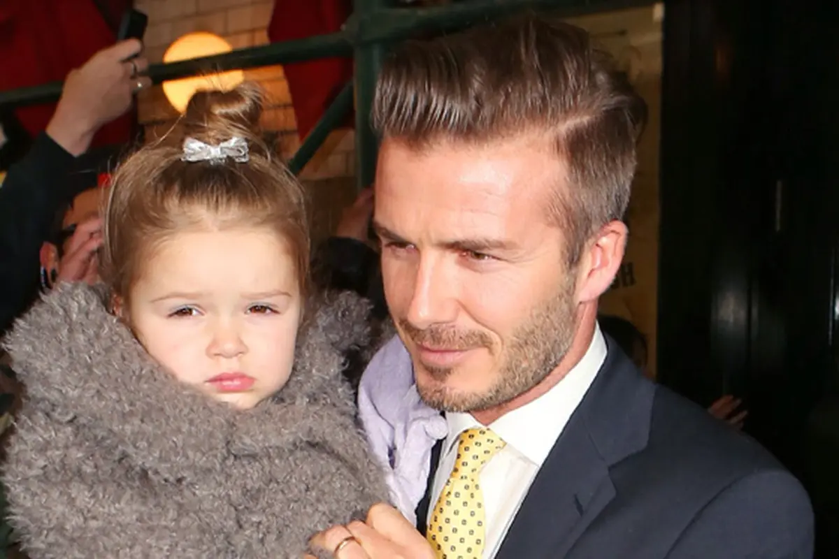 David Beckham dan Harper Seven