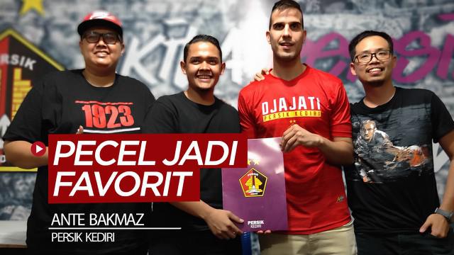 Berita video pemain asing Persik Kediri, Ante Bakmaz, mengungkapkan salah satu makanan Indonesia favoritnya adalah pecel.