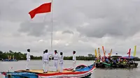Peringati Hari Pahlawan, Upacara di Tengah Laut Digelar