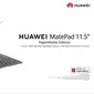 Huawei MatePad 11.5 PaperMatte Edition Rilis Resmi di Indonesia