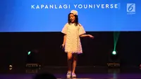 Penampilan Clarice Cutie saat bernyanyi dalam acara XYZ Day 2018 di Jakarta, Rabu (25/4). Dalam acara XYZ Day 2018 ini Clarice Cutie juga merupakan salah satu pembicara termuda. (Liputan6.com/Immanuel Antonius)