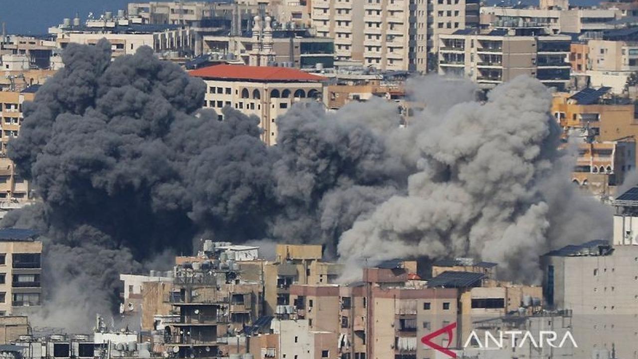 Serangan Udara Israel Hantam Beirut, Empat Tewas dan Puluhan Luka-luka