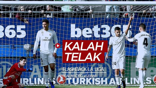 Berita video flashback jelang La Liga 2019-2020 kembali bergulir, di mana Real Madrid pernah kalah telak dari Eibar pada 2018.