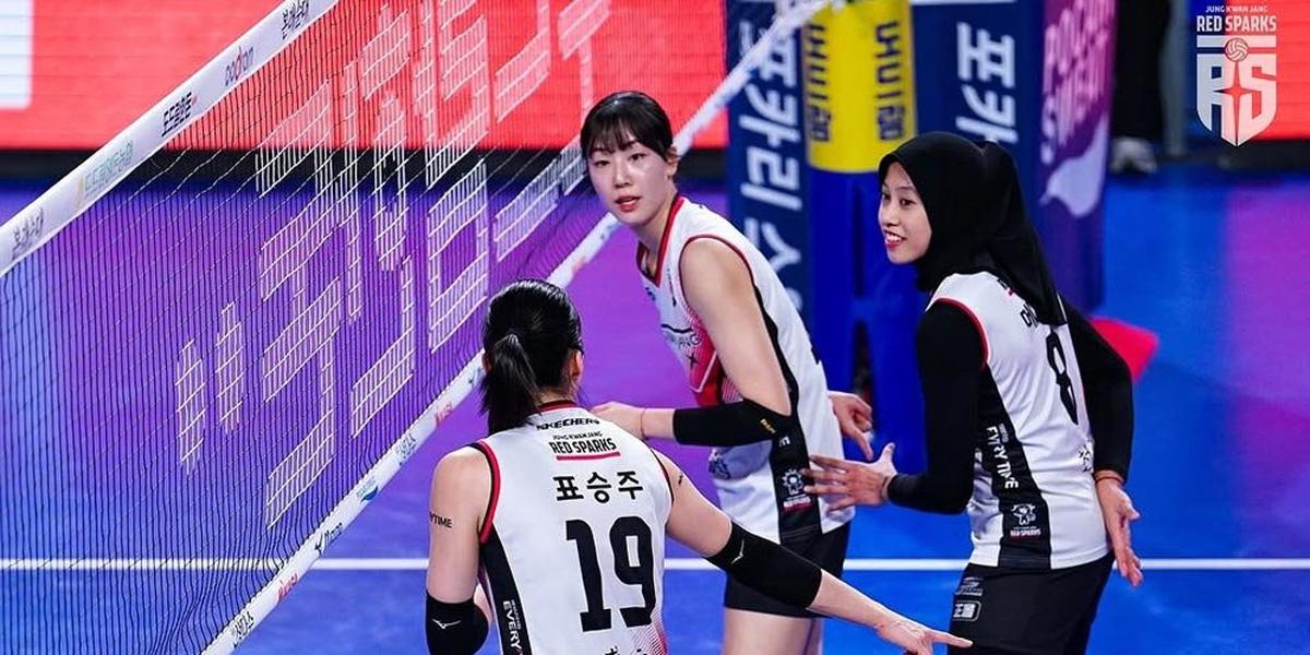 Hasil Korean V League 2024/2025: Bapuk, Red Sparks Keok Dihajar AI Peppers