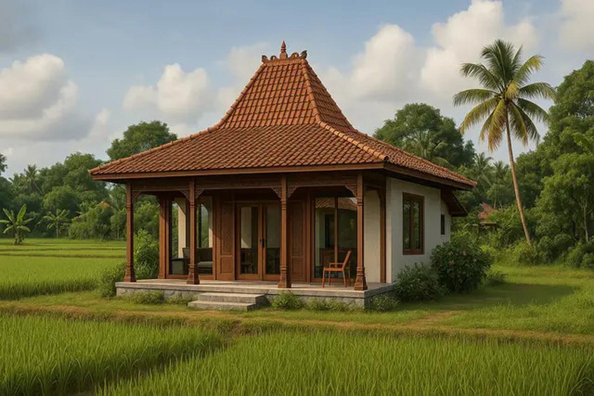 10 Gambar Rumah Tepi Sawah yang Simpel dan Menawan, Cocok Jadi Ide Hunian 2025