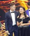 Megan Domani merasa tak percaya ketika namanya diumumkan sebagai pemenang kategori Aktris Pendamping Paling Ngetop di malam penghargaan SCTV Awards 2017. (Bambang E Ros/Bintang.com)
