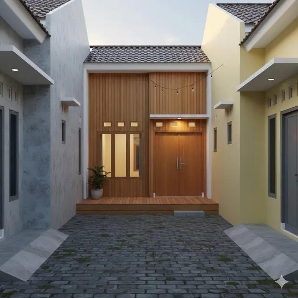 10 Model Rumah 1 Lantai Nyaman di Gang Kecil, Hemat Lahan Tetap Asri