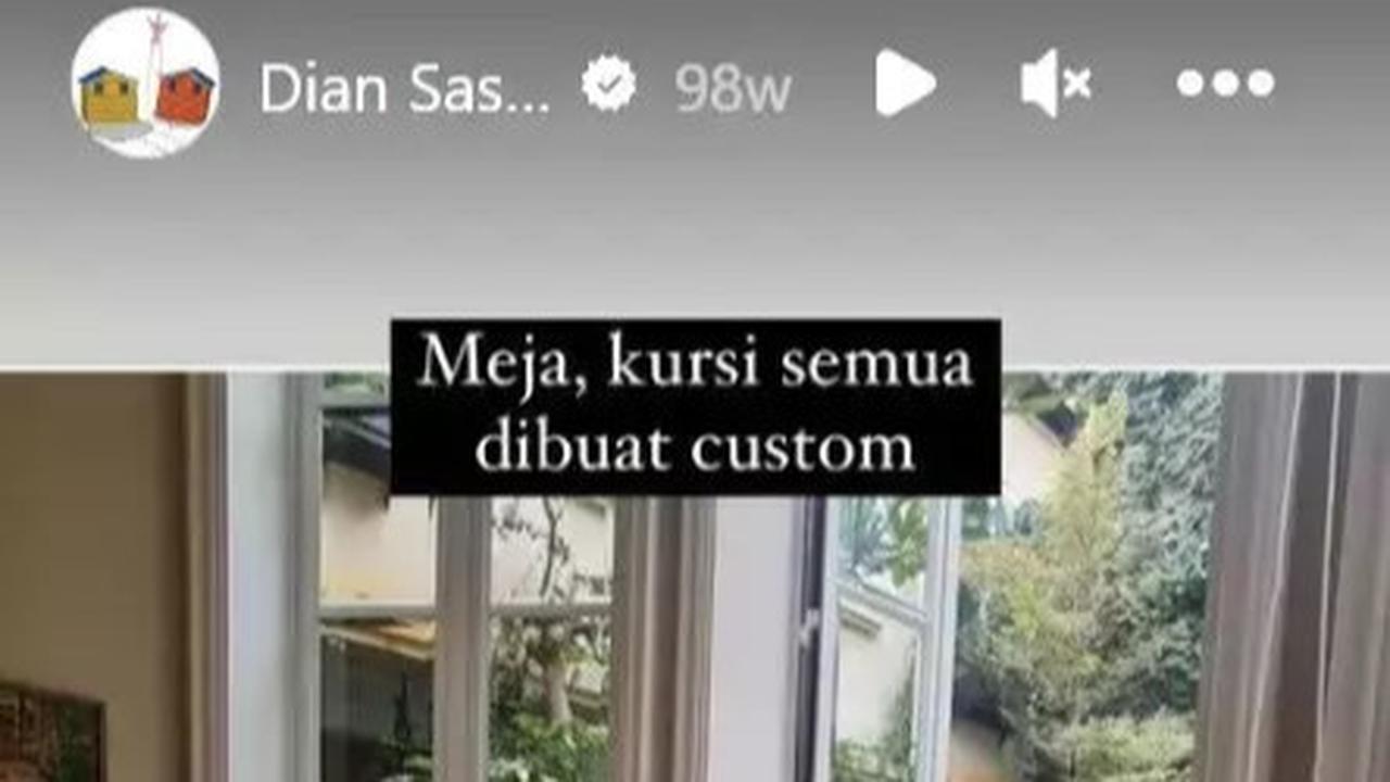 5 Potret Dapur Estetik Dian Sastro, Area Cuci Piring Bikin Deg-degan & Meja Makan dengan Vitamin D Langsung dari Tuhan