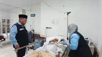 Kementerian Kesehatan RI mencatat 32 jemaah haji terkonfirmasi positif COVID-19 hingga Selasa, 17 Juni 2025, pukul 16.00 WAS.  (Liputan6.com/Dinny Mutiah).