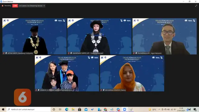 Pengukuhan Profesor Riset LIPI